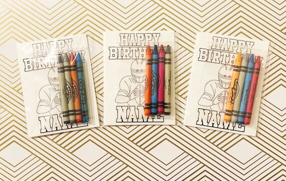 Football Party Mini Coloring Books, Party Fav...