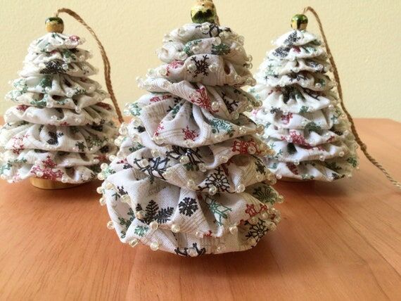 Yoyo christmas tree ornaments Christmas Small...