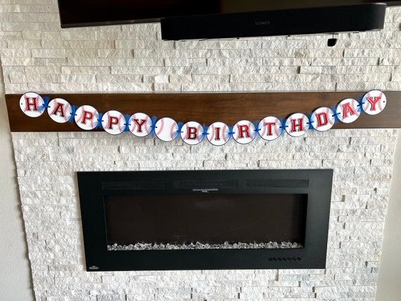 Personalized Baseball Birthday Banner: Handma...