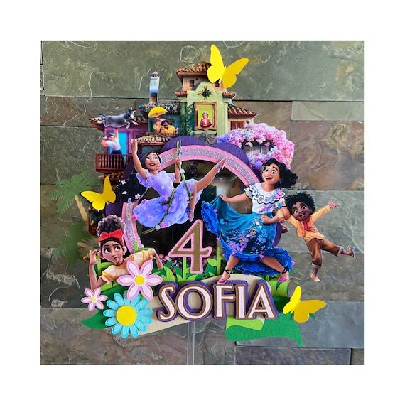Encanto Cake Topper, Encanto Party Decoration...