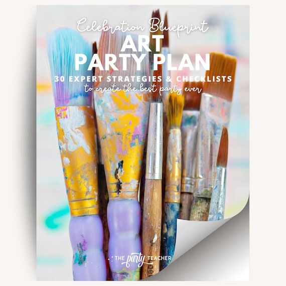 Art Party Plan eBook: DIY Kids Birthday Guide...