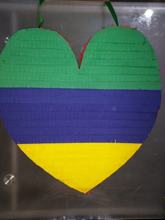 Custom Pinata for Thematic Party, Heart color...