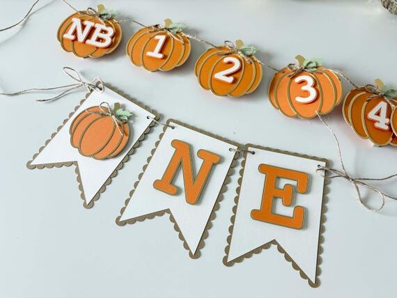 First Birthday Banner, ONE Highchair Banner, ...