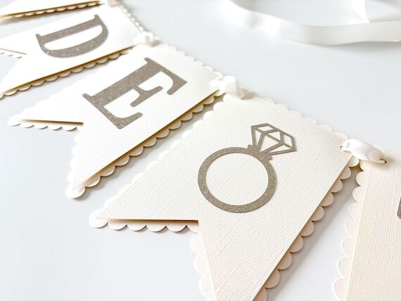 Bride to Be Banner, Bridal Shower Garland, We...