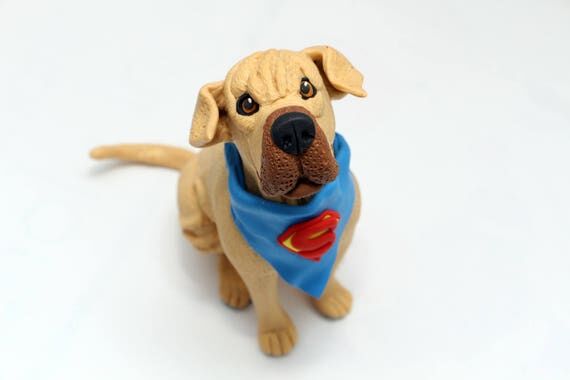 Custom Pet Superhero Figurine: Personalized D...