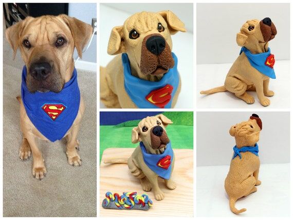 Custom Pet Sculpture: Handmade Dog or Cat Fig...