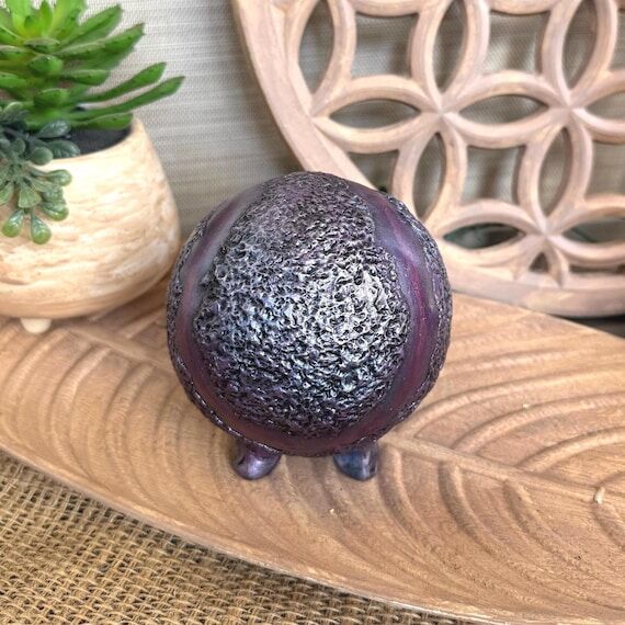 Antiqued Amethyst Rose Tennis Ball Pet Cremat...