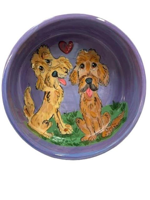 Doodle Dog Love Bowl, Labradoodle, Golden Doo...