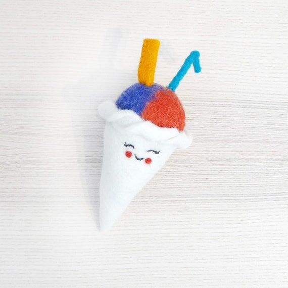Shaved Ice Squeaker Toy / colorful snow cone ...