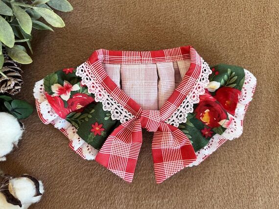Christmas Floral Bandana, Christmas Bandana, ...