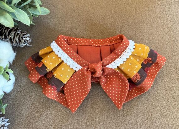 Fall Dog Bandana: Thanksgiving Pet Collar, Ha...