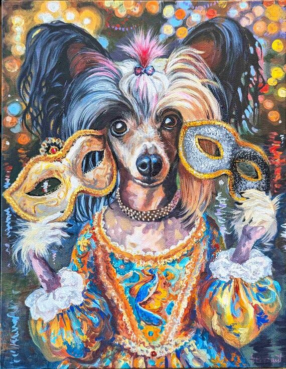 Custom Dog Portrait: Original Pet Painting, P...