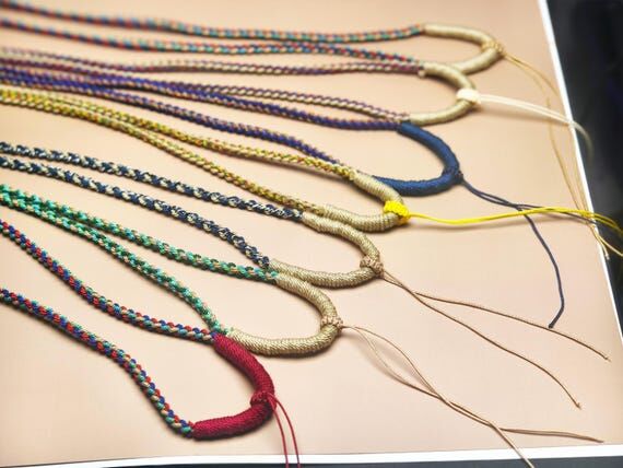 Tibetan Handwoven Braided Cord, Adjustable R...