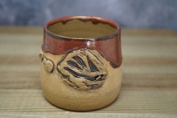 Handmade Dinosaur (Allosaurus) Fossil Planter...