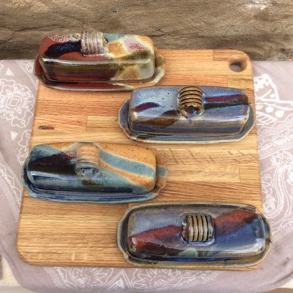 Ayers Pottery Butter Dish with Lid - Midwest/...
