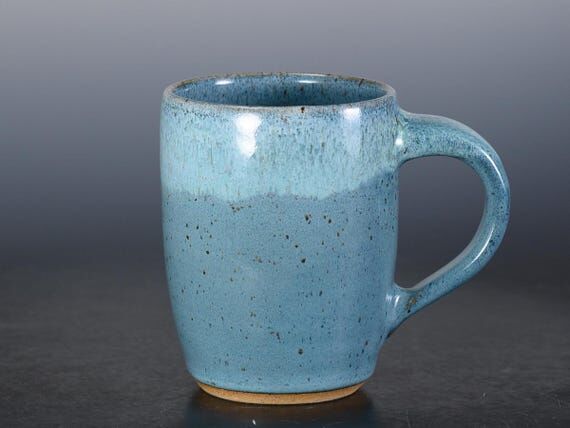 Mug 12 oz, Handmade Pottery Ceramic Mug, Hand...
