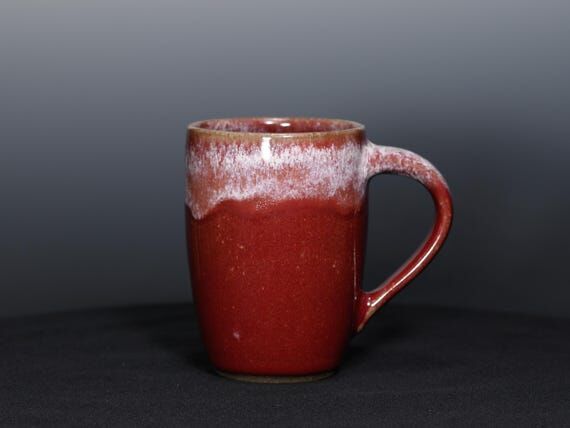 Mug 18 oz, Handmade Pottery Ceramic Mug, Hand...