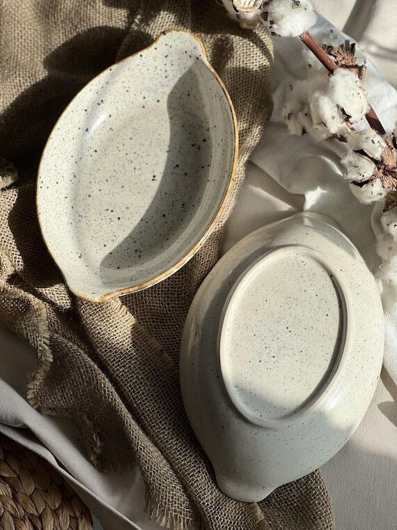 Handmade Portion Baking Dish – Ceramic Serv...