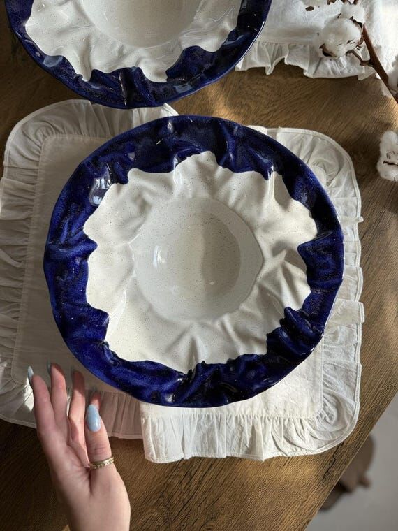 Ukrainian Handmade Ceramic Pasta Bowl – Sto...