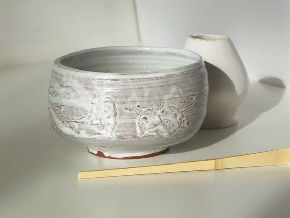 Matcha Bowl Set Gift Idea for Teacher Handmad...