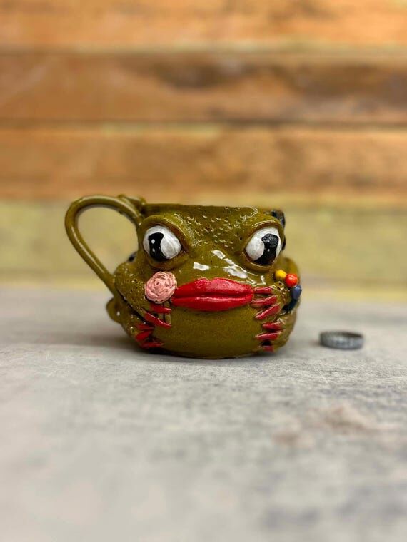 Frog Princess Mug, whimsical and adorable! P...