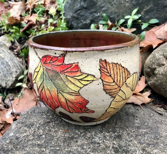 Nature-inspired, Rustic, Woodland Autumn Leav...