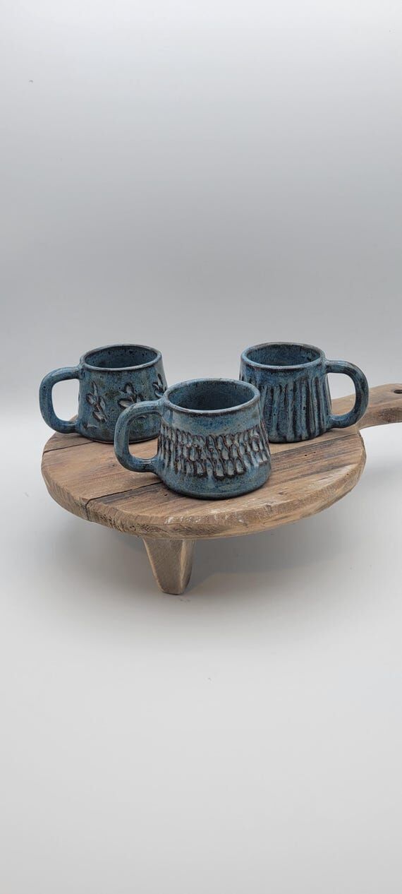 Handmade Stoneware Espresso Cups...