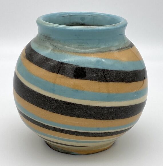 Small Marbled Clay Pot | Handcrafted Ceramic ...