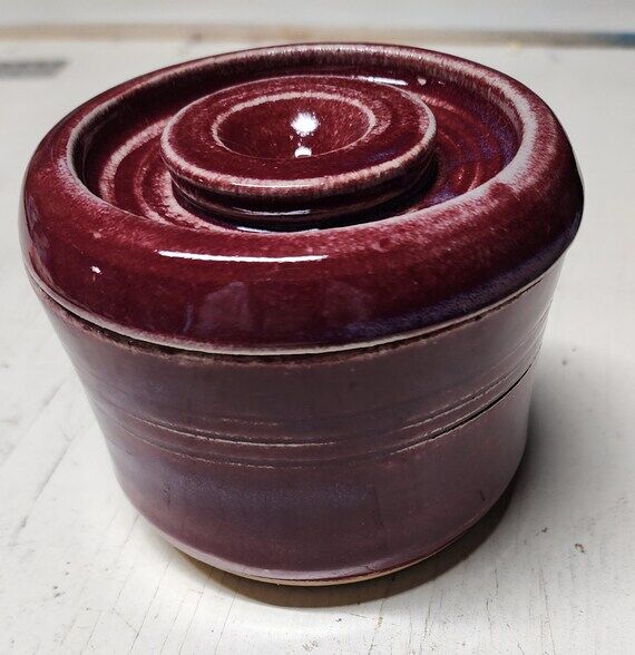 Handmade Ceramic Butter Keeper // Butter Dis...