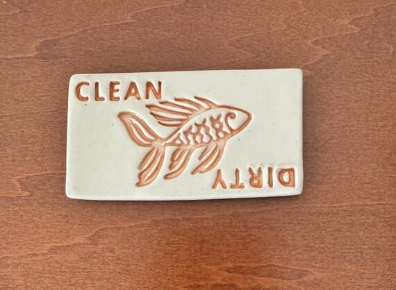Dirty or Clean Dishes Kitchen Magnet - non-sc...