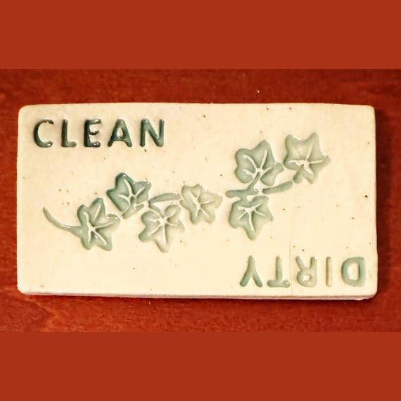 Dishwasher reminder magnet for dirty or clean...