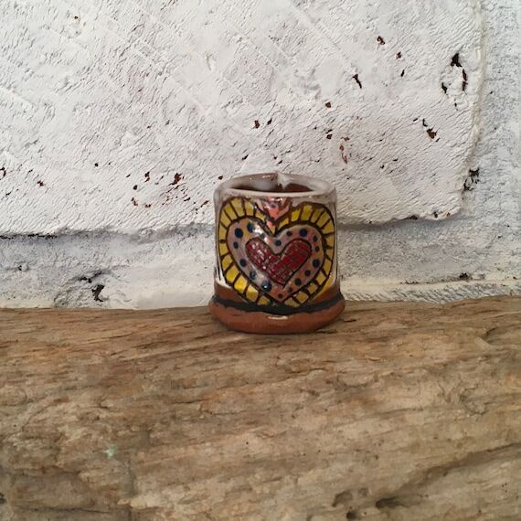 Cutie Pie Toothpick Holder, handmade pottery,...