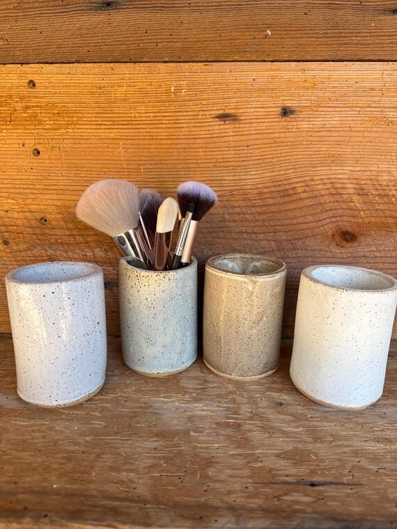 Make up brush holder...