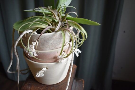 Ceramic Hanging Planter - Handmade Succulent ...