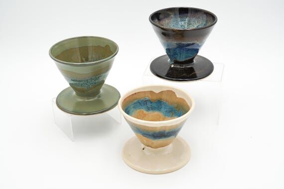 Pottery Pour Over: Wheel Thrown Stoneware wit...