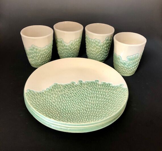 Handmade Ceramic Dish Set...