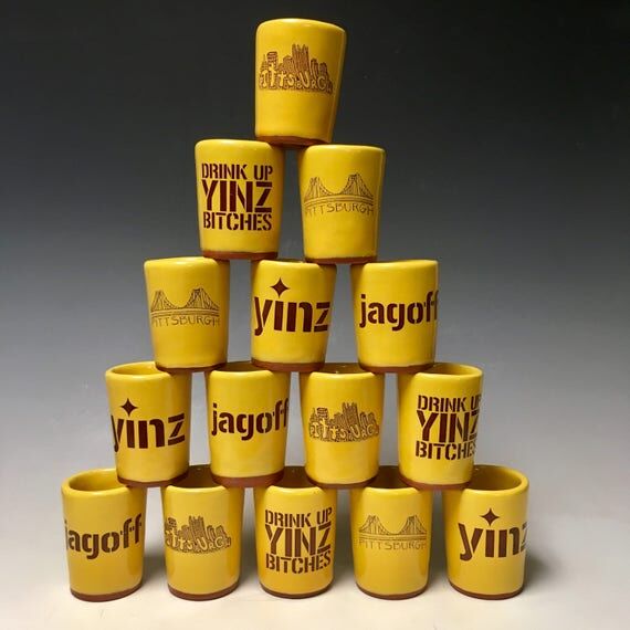 Pittsburghese Shot Glasses...