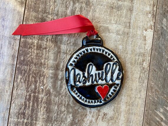 Pottery ceramic handmade Nashville Christmas ...