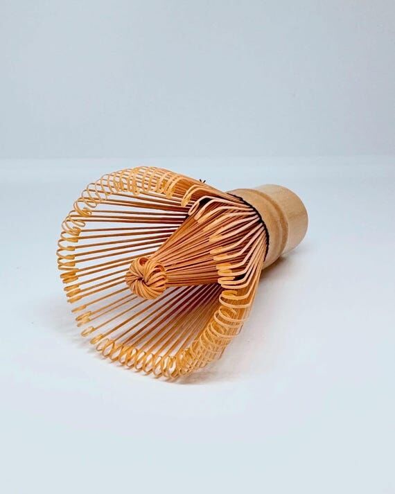 Traditional bamboo matcha whisk...