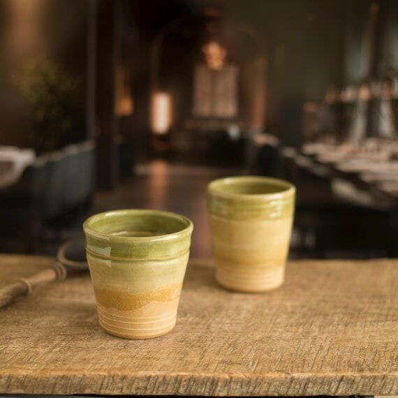Small tumbler, handmade pottery tumbler...