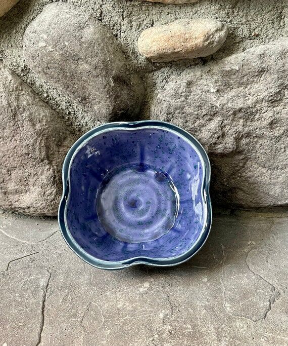 Handmade Pottery Curvey Ceramic Bowl for Dips...