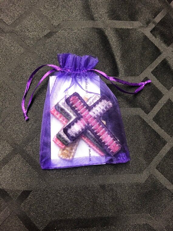 Set of 5 Assorted Hand Made Pocket Crosses / ...
