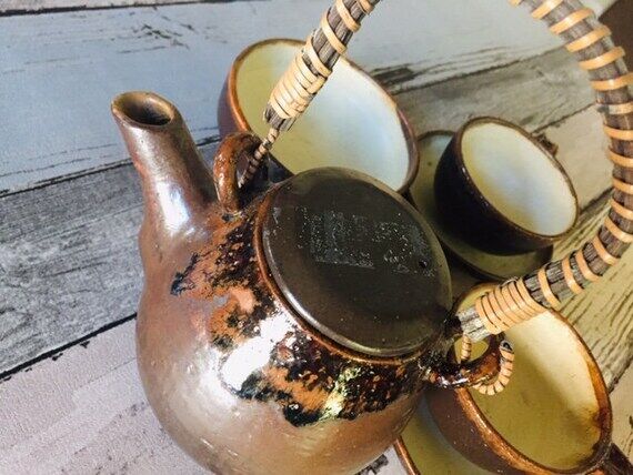 Handmade Modern Japanese Tea Set - 6 piece-Ce...