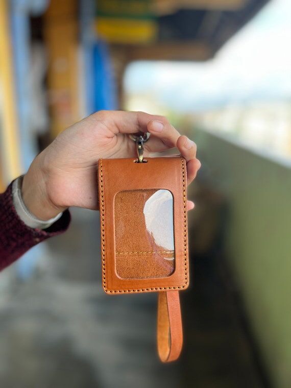 Foldable Leather Card Holder, Minimalist Wall...