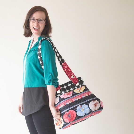 Can-Can Dancer Shoulder Bag: Polka Dot Lined ...