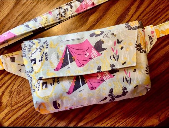 Tula Pink Moon Shine Belt Bag: Handmade Cross...