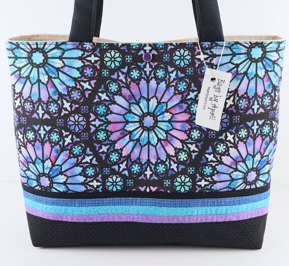 Stained Glass Window Shoulder Bag Mosaic hand...