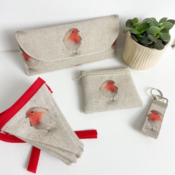 Robin gifts, glasses spectacle case, coin pur...