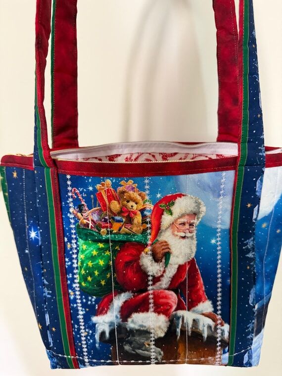 Coming Down the Chimney! Purse or Totebag...