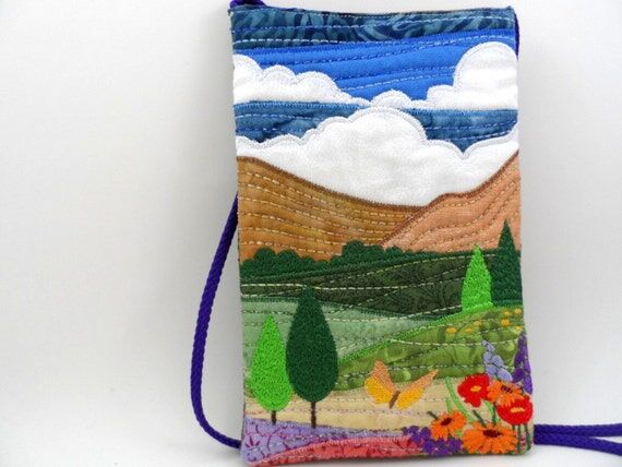 Landscape Cross body Mini Hipster Bag Mini Sh...